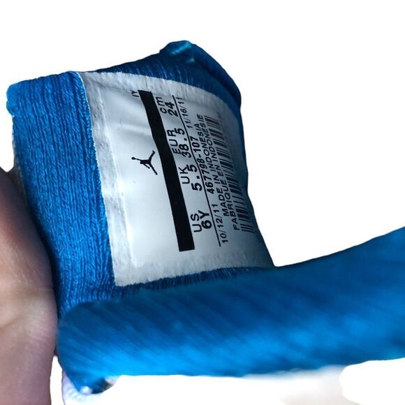 RARE 2011 Air Jordan 14 Retro Neptune Blue Size 6 - Picture 5 of 15